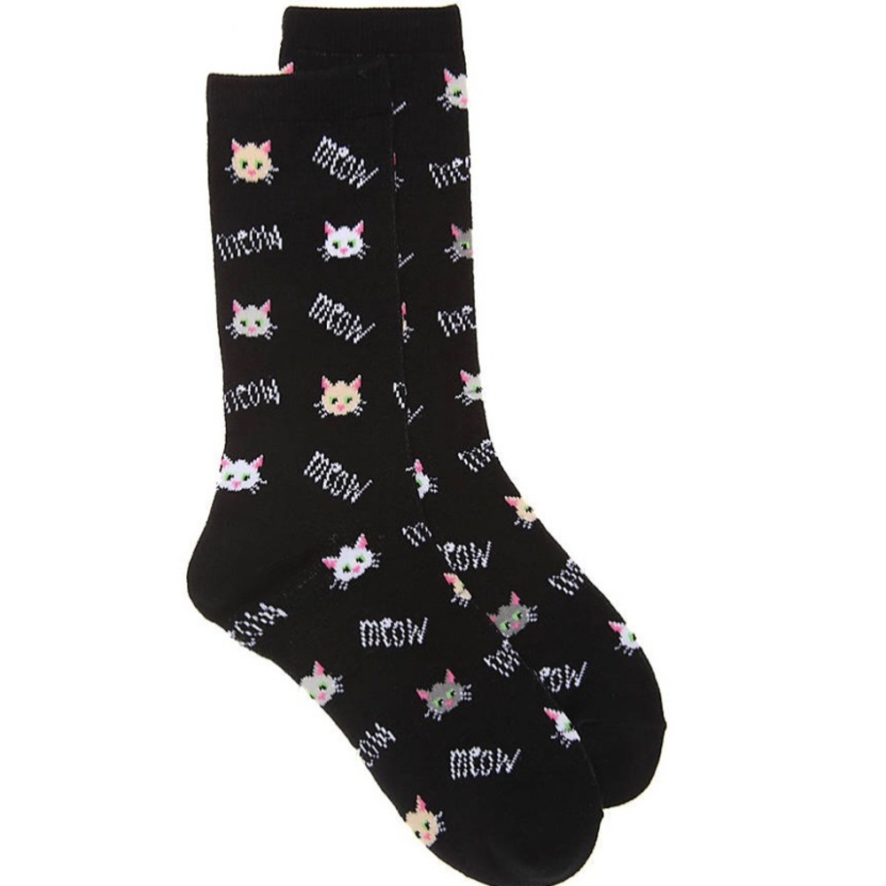 K.Bell cat catlady kitty kitten animal sock meow
